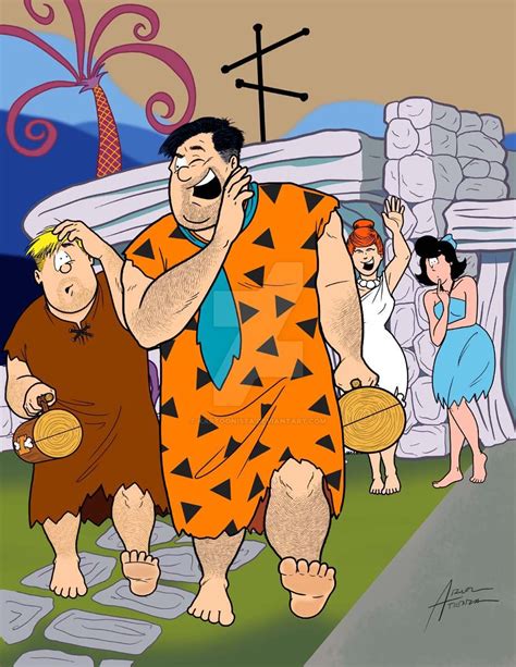 The Flintstones By Kartoonista On Deviantart