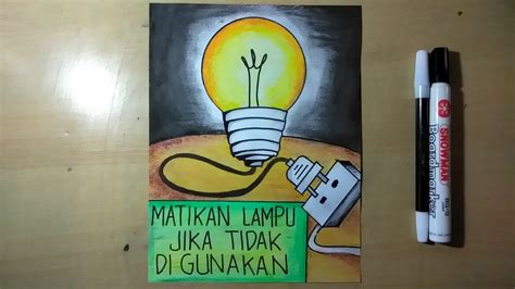Cara Membuat Poster Tentang Hemat Energi