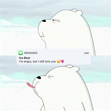 Adorable Ice Bear Pfp Ice Bear Gấu bắc cực Gấu xám Đang yêu Ice