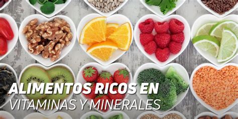 Alimentos Ricos En Vitaminas Y Minerales Hsn Blog