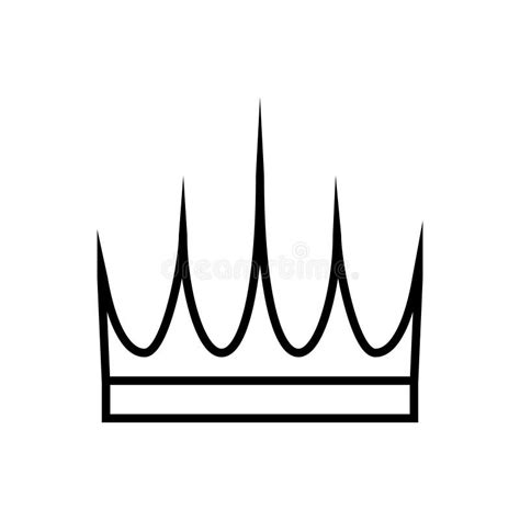 Crown Vector Icon King Illustration Sign Queen Symbol Monarchy Mark