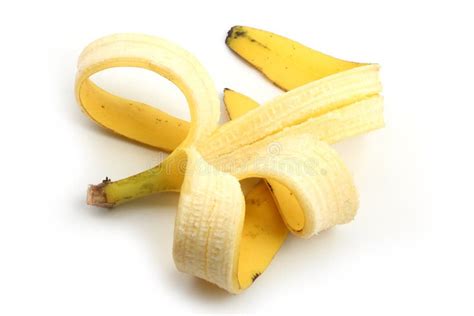 Banana Skin Isolated On White Stock Photo Image Of Isolated