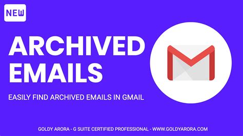Easily find archived emails in Gmail - 2021 Updated