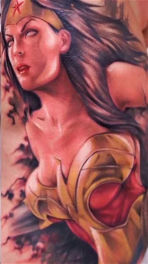 32 Epic Pictures Of The Wonder Woman Tattoo We All Love