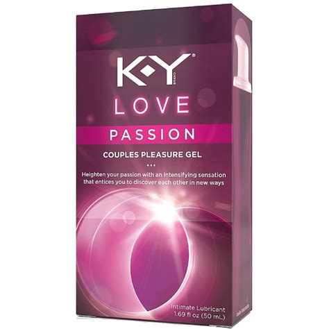 K Y Love Passion Couples Pleasure Gel Intimate Lubricant 1 69 Oz Pack Of 3