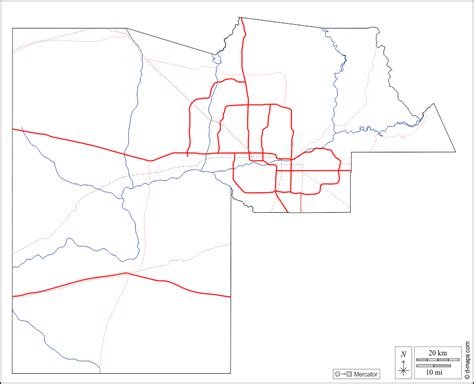 Condado De Maricopa Mapa Livre Mapa Em Branco Livre Mapa Livre Do