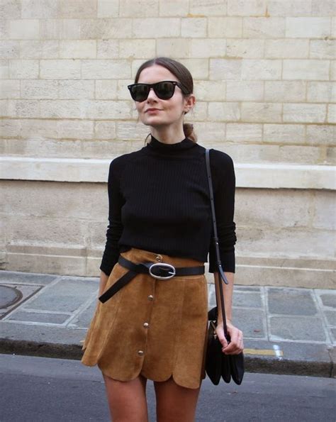 How To Wear Suede Skirt 18 Chic And Cool Outfit Ideas
