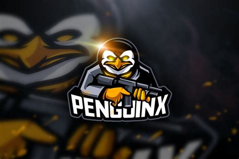 Penguin Mascot And Esport Logo Esports Logo Game Logo Design Mascot