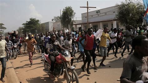 Police Fire Live Rounds On Congolese Election Protesters