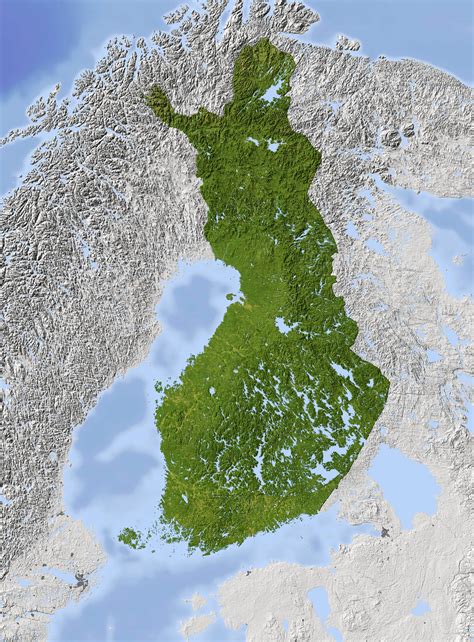 Finland Map Guide Of The World