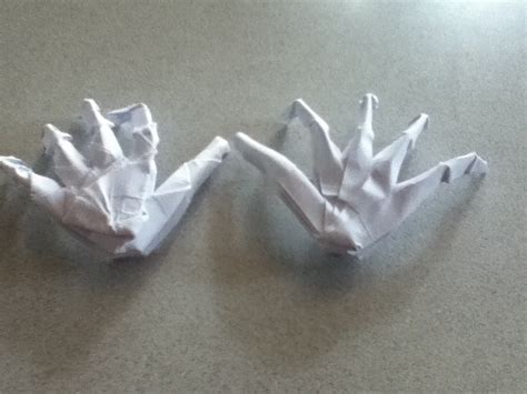 Origami Skeleton Hand 7 Steps Instructables