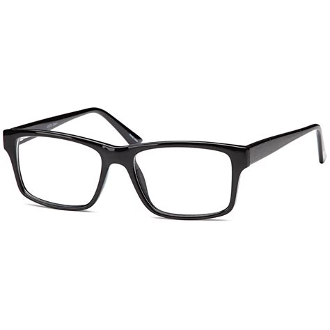 Men S Eyeglasses Black Plastic Walmart Com