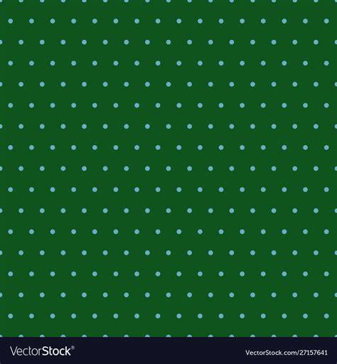 Blue Polka Dots On Green Background Royalty Free Vector