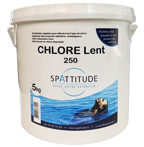 Chlore Lent Galets 250 G 5 Kg Spattitude