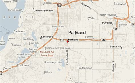 Map Of Florida Showing Parkland Map