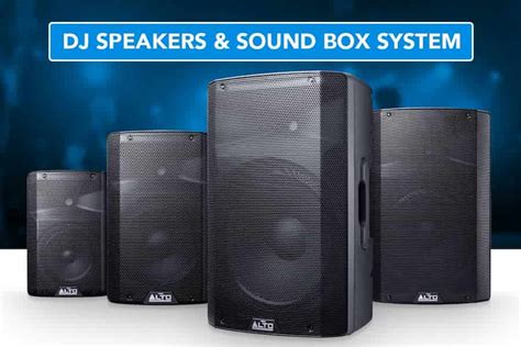 10 Best Dj Speakers And Soundbox Systems