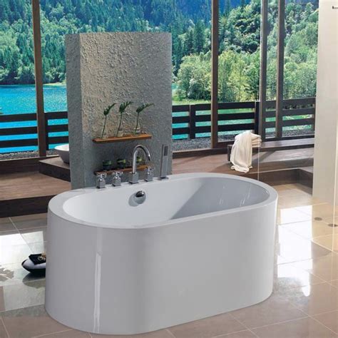 Bathroom space is also a major a whirlpool is a whirlpool, right? Aquatica PureScape 54.75 Inch Freestanding Tub-PURESCAPE ...