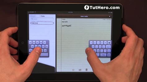 Ipad Tutorial The Split Keyboard V15 Youtube