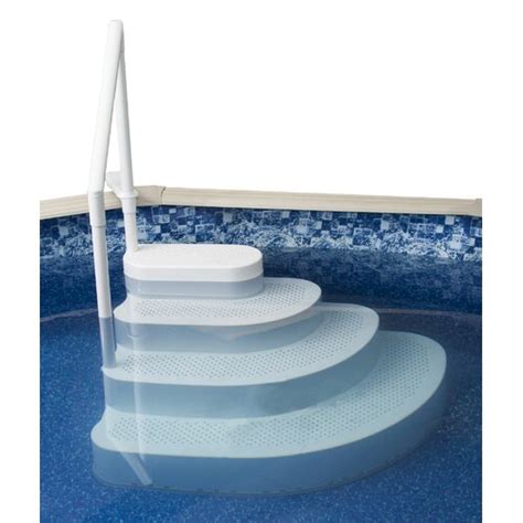 Add pool steps or pool ladders to your new or existing above ground swimming pool. Confer Plastics Confer Step & Reviews | Wayfair