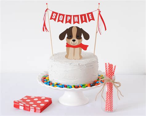 ⭐new Pet Happy Birthday Cake Topper For Pets Birthday Cake Decoration ⭐