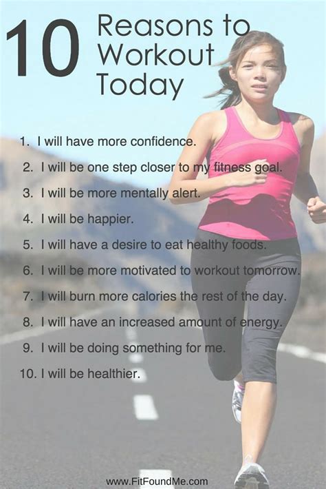 10 Reasons To Workout Today Motivation