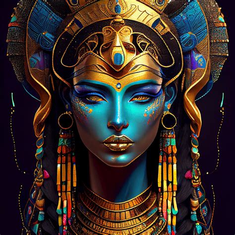 Hathor The Goddess Of The Feminine Digital Art By Vrl Arts Fine Art America