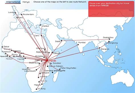 Kenya Airways Route Map Route Map Route Airport Design