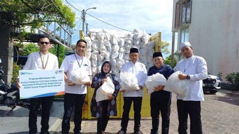 Bri Kanca Pangkalpinang Serahkan 4524 Paket Sembako Untuk Masyarakat