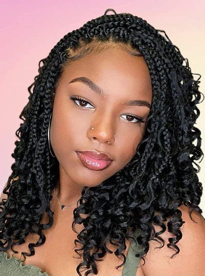 braids hairstyles for round chubby faces 2024 trends