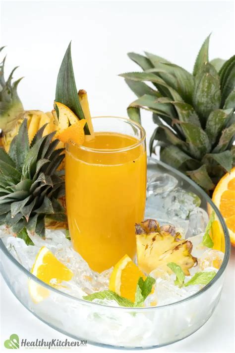Orange Pineapple Juice Recipe A Healthy Drink For Better Digestion