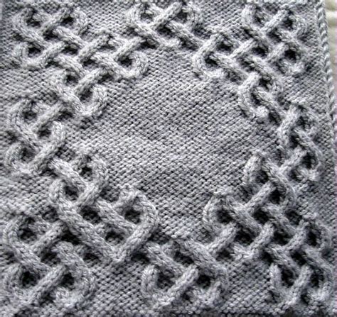 Celtic Square I By Devorgilla Knitting Pattern Cable Knitting