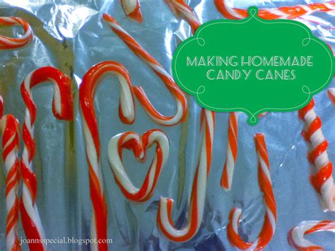 Joanns Special Homemade Candy Canes