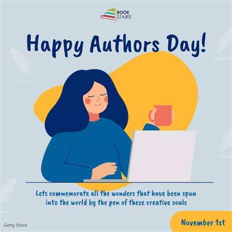 Happy Authors Day Event Template Postermywall