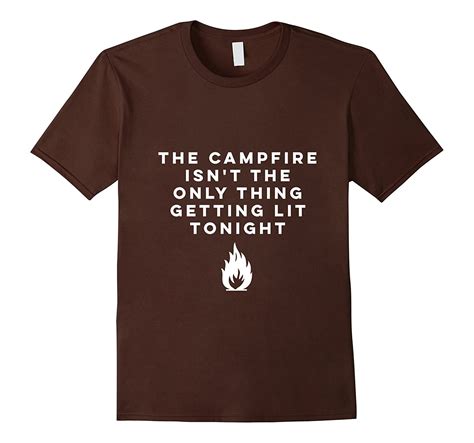 Funny Camping Shirt Getting Lit Tonight Drinking T Shirt