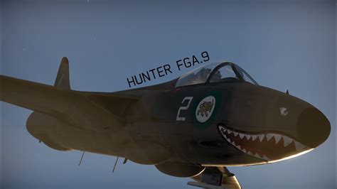 How It Feels To Fly The Hunter Fga9 War Thunder Youtube