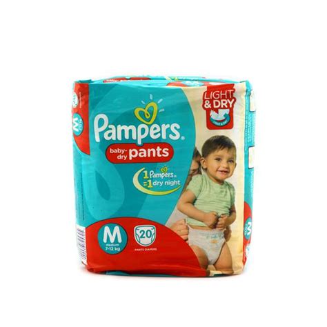 Buy Pampers Baby Dry Diapers M 20s Online At Discounted Price Netmeds