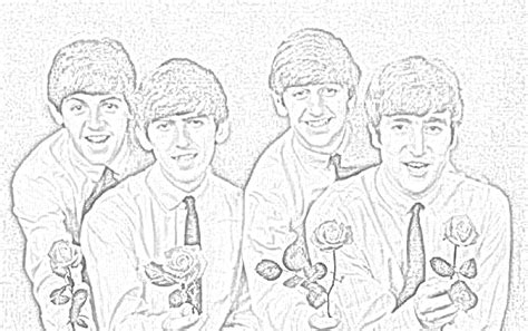 Beatles Coloring Pages Printable
