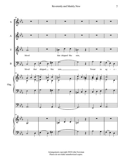 All i ask of you; Reverently and Meekly, Now (by John Newman -- Organ/Organ Accompaniment, SATB)