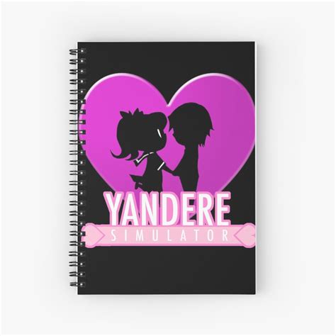Yandere Simulator Yandere Love Print Spiral Notebook By Xing7