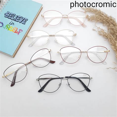 Jual KACAMATA PHOTOCROMIC NORMAL Termurah Frame Besi PREMIUM 5002