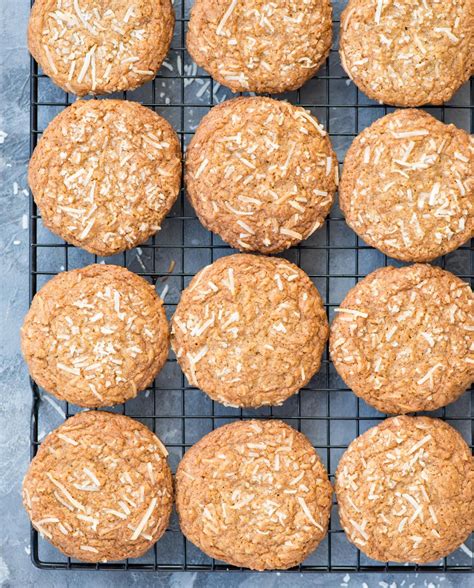 Chewy Coconut Cookies With Brown Butter Has A Nutty Flavour From Brown