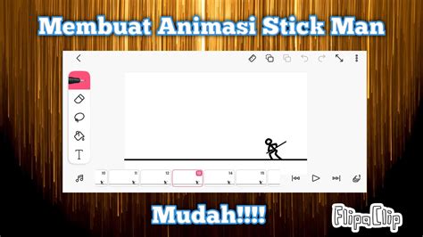 Cara Membuat Animasi Stick Man Di Flipaclip Part 1 Youtube