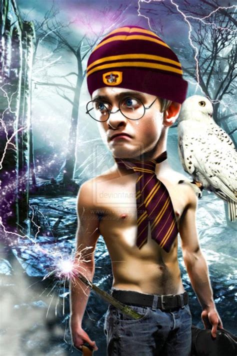 For All The Ya Lit Nerdsreally Creepy Harry Potter Fan Art Harry