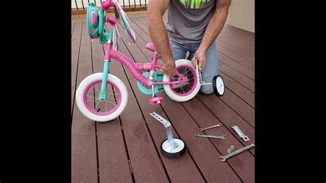 How To Install Entry Bicycle Training Wheels Youtube
