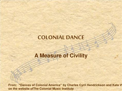 Ppt Colonial Dance Powerpoint Presentation Free Download Id1385098