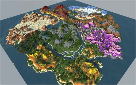 Minecraft Redditor Creates Diverse And Spectacular Map