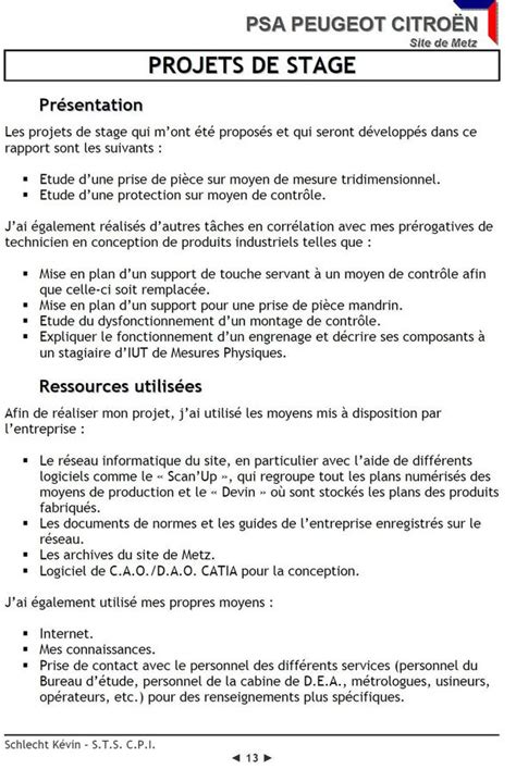 Exemple Rapport De Stage Bts Cpi Exemple De Groupes