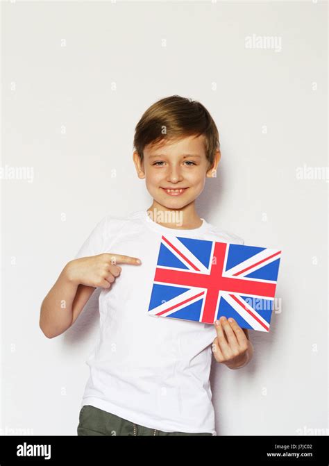 Kid Holding Flag Uk Hi Res Stock Photography And Images Alamy