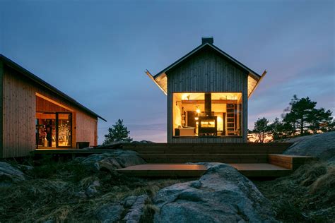 The views can't be beat: Self-sustaining Project Ö cabins in Finland are heated by ...