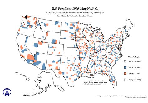 Polidata Andreg Election Maps President 1996